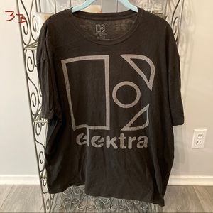 Elektra Black Logo Tee